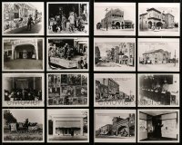 2m503 LOT OF 19 REPRO 8X10 PHOTOS OF VERY EARLY MOVIE THEATERS '80s wonderful posters & displays!