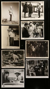 2m423 LOT OF 8 ROBERT MITCHUM 8X10 STILLS '40s-80s great scenes from several of his movies!