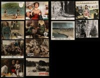 2m062 LOT OF 12 GERMAN LOBBY CARDS '60s-70s great scenes from a variety of different movies!