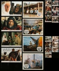 2m092 LOT OF 23 NON-U.S. LOBBY CARDS '60s-80s incomplete sets from a variety of movies!