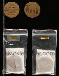 2m032 LOT OF 26 HOOK PROMO MEDALLIONS '91 turn them in at the theater to enter for a prize!