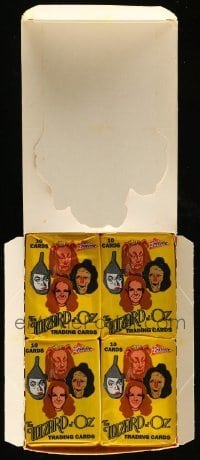 2m019 LOT OF 1 BOX OF WIZARD OF OZ TRADING CARDS '90 contains 36 unopened packs in die-cut box!