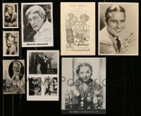2m018 LOT OF 8 MISCELLANEOUS PHOTOS '30s-80s Alan Ladd, Ida Lupino, Roy Rogers & more!