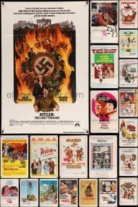 2m228 LOT OF 88 FOLDED ONE-SHEETS '60s-70s great images from a variety of different movies!