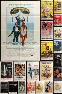 2m282 LOT OF 21 FOLDED ONE-SHEETS '60s-80s great images from a variety of different movies!