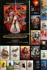 2m270 LOT OF 40 FOLDED ONE-SHEETS '70s-00s great images from a variety of different movies!