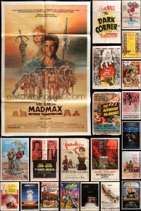 2m273 LOT OF 31 FOLDED ONE-SHEETS '50s-80s great images from a variety of different movies!
