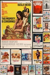 2m278 LOT OF 24 FOLDED ONE-SHEETS '60s-80s great images from a variety of different movies!