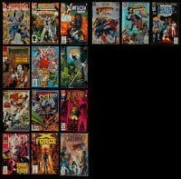 2m050 LOT OF 15 COMIC BOOKS '80s-90s Superman, Green Arrow, a variety of Marvel and D.C. comics!