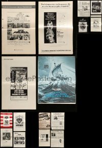 2m463 LOT OF 24 UNCUT PRESSBOOKS '60s-70s advertising images for a variety of different movies!