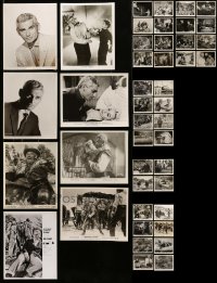 2m315 LOT OF 44 JEFF CHANDLER 8X10 STILLS '50s-60s great scenes from a variety of movies!