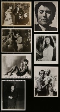 2m523 LOT OF 7 REPRO 8X10 STILLS '80s Clint Eastwood, Alfred Hitchcock, Woody Allen & more!
