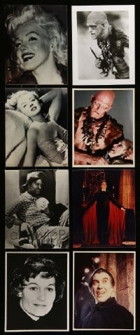 2m520 LOT OF 8 REPRO COLOR AND BLACK & WHITE 8X10 STILLS '80s includes two sexy Marilyn Monroe!