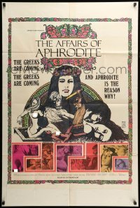 2p024 AFFAIRS OF APHRODITE 1sh '70 she's the reason why the Greeks are coming!