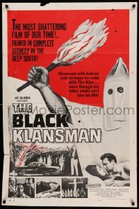 2p102 BLACK KLANSMAN 1sh '66 she had to have his love, I Crossed the Color Line!