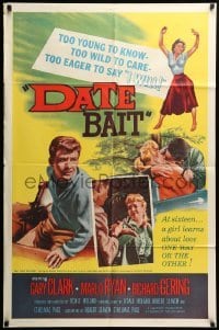 2p195 DATE BAIT 1sh '60 teens too young to know, too wild to care & too eager to say I WILL!