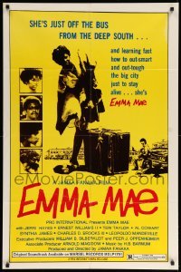 2p237 EMMA MAE 1sh '77 just off the bus from the deep south, Jerri Hayes in the title role!