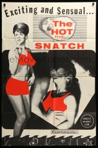 2p375 HOT PEARL SNATCH 1sh '66 Jody Baby, it's exciting, sensual and strictly an adult film!