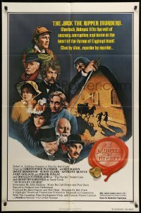 2p585 MURDER BY DECREE 1sh '79 Christopher Plummer as Sherlock Holmes, James Mason as Watson!