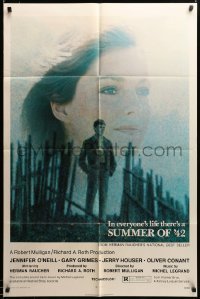 2p821 SUMMER OF '42 1sh '71 in everyone's life there's a summer like this, Jennifer O'Neill!