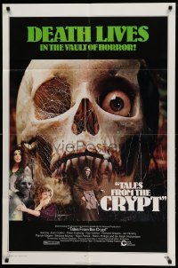 2p836 TALES FROM THE CRYPT 1sh '72 Peter Cushing, Joan Collins, E.C. comics, cool skull image!