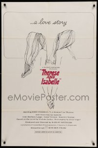2p870 THERESE & ISABELLE 1sh '68 Radley Metzger, lesbian Essy Persson & Anna Gael!