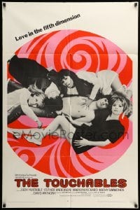 2p905 TOUCHABLES 1sh '68 Judy Huxtable, psychedelic love in the fifth dimension!