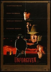 2r771 UNFORGIVEN Aust 1sh '92 Clint Eastwood, Gene Hackman, Richard Harris, Morgan Freeman