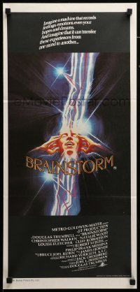 2r812 BRAINSTORM Aust daybill '83 Christopher Walken, Natalie Wood, the ultimate experience!