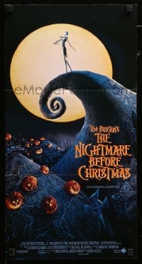 2r926 NIGHTMARE BEFORE CHRISTMAS Aust daybill '94 Tim Burton, Disney, great Halloween horror image