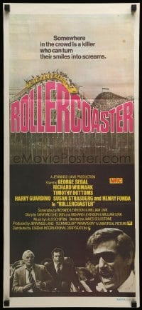 2r943 ROLLERCOASTER Aust daybill '78 George Segal, Richard Widmark, Timothy Bottoms!