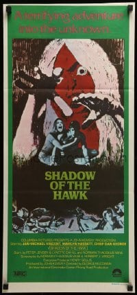 2r950 SHADOW OF THE HAWK Aust daybill '76 wild art of avenging Native American spirits!