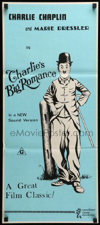 2r978 TILLIE'S PUNCTURED ROMANCE Aust daybill R70s Marie Dressler, great art of Charlie Chaplin!