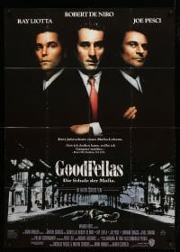 2r533 GOODFELLAS German 33x47 '90 Robert De Niro, Joe Pesci, Ray Liotta, Martin Scorsese classic!