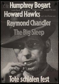 2r571 BIG SLEEP German R72 great close-up of smoking Humphrey Bogart, Howard Hawks!