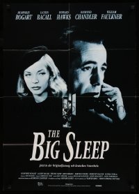 2r573 BIG SLEEP German R85 different image of Humphrey Bogart & sexy Lauren Bacall, Howard Hawks