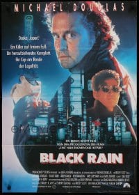 2r576 BLACK RAIN German '89 Ridley Scott, Michael Douglas is an American cop in Japan!