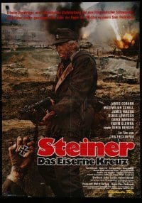 2r599 CROSS OF IRON German '77 Sam Peckinpah, cool image of James Coburn in WWII!