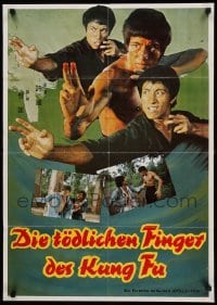 2r628 FINGERS THAT KILL German '72 great image of kung fu master Tommy Loo Chung!