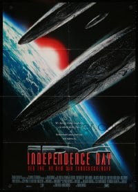 2r657 INDEPENDENCE DAY German '96 great image of enormous alien ship over Earth!
