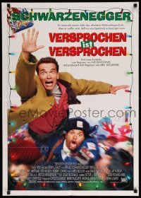 2r664 JINGLE ALL THE WAY German '96 Arnold Schwarzenegger, Sinbad, two dads & one toy!