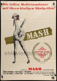 2r680 MASH German '70 Elliott Gould, Korean War classic directed by Robert Altman!