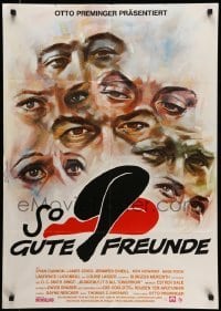 2r718 SUCH GOOD FRIENDS German '73 Otto Preminger, image of little black book, Hans Jannsin art!