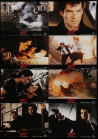 2r353 GOLDENEYE set #1 German LC poster '95 Pierce Brosnan as secret agent James Bond 007
