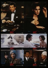 2r354 GOLDENEYE set #2 German LC poster '95 Pierce Brosnan as secret agent James Bond 007