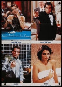 2r357 LICENCE TO KILL set #3 German LC poster '89 Timothy Dalton as Bond, Carey Lowell, action!