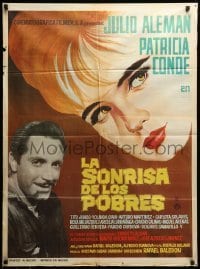 2r400 LA SONRISA DE LOS POBRES Mexican poster '64 Rafael Baledon, art of sexiest Patricia Conde!