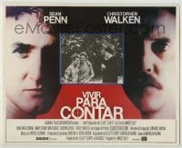 2r034 AT CLOSE RANGE Mexican LC '86 Sean Penn & Christopher Walken, like father, like son!