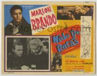 2r038 ON THE WATERFRONT Mexican LC '54 different image of Marlon Brando & Eva Marie Saint!