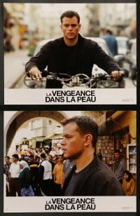 2r197 BOURNE ULTIMATUM 8 French LCs '07 cool images of Matt Damon as Jason Bourne!
